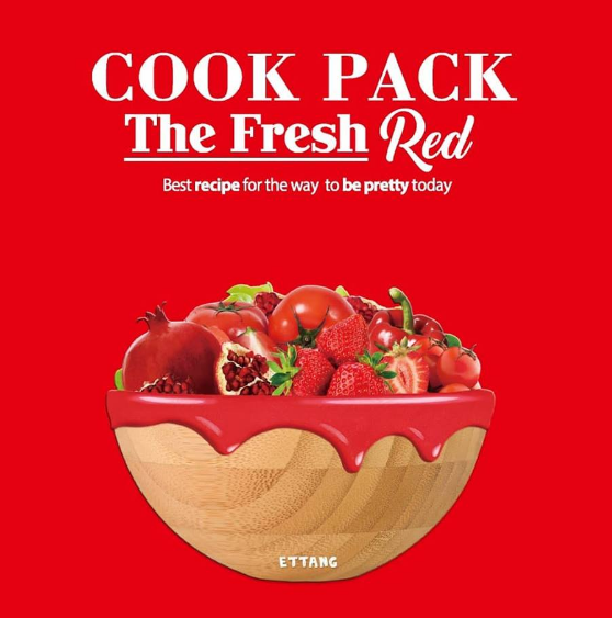 Ettang Cook Pack The Fresh Red Rubber Mask Маска для лица тонизирующая